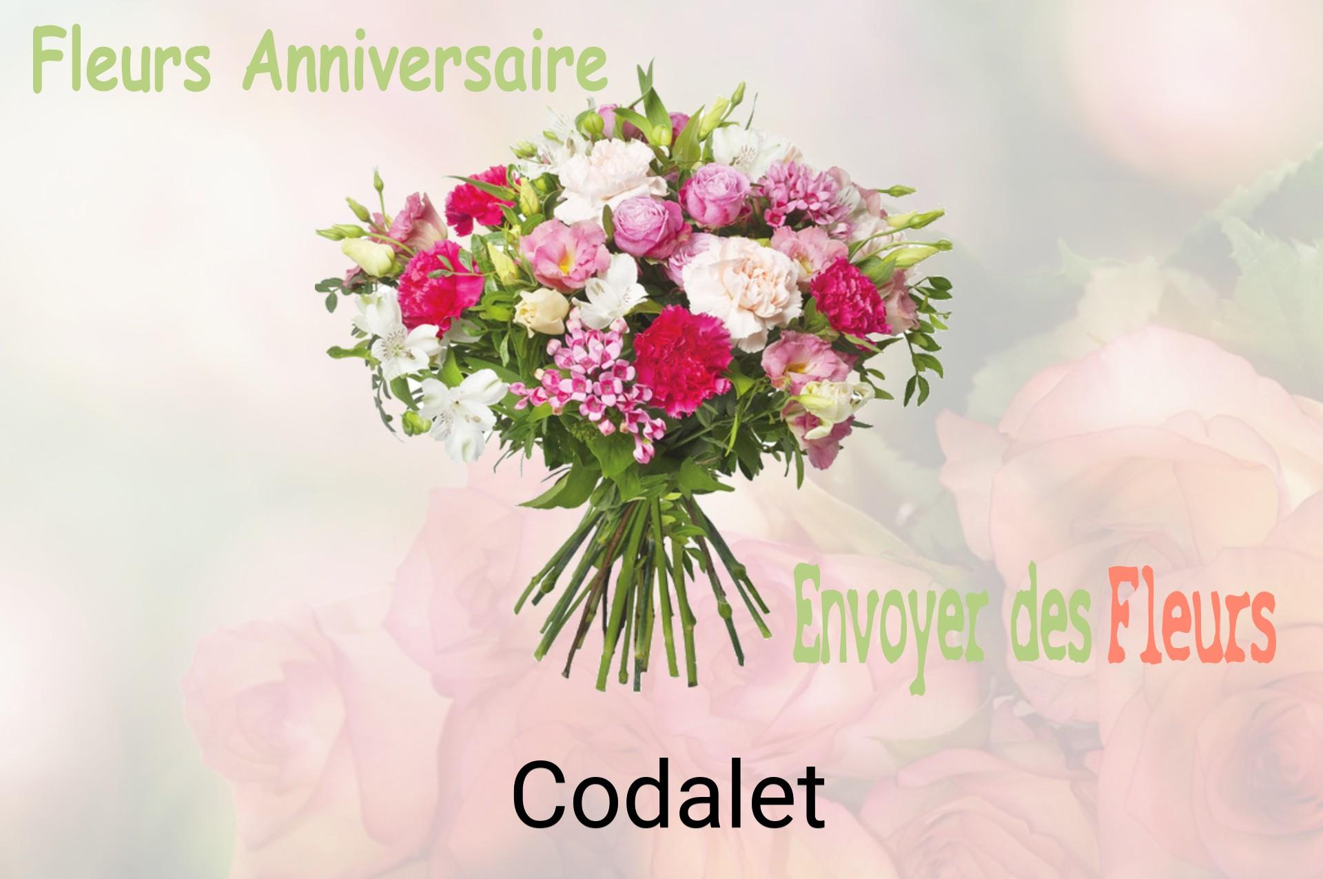Bouquet de fleurs d’anniversaire livré à Codalet